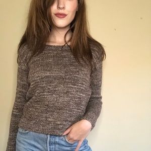 Haute Hippie Marled Crewneck Sweater